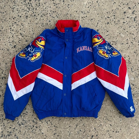 STARTER Other - Vintage 90’s Starter Kansas  Puffer Jacket Size Small